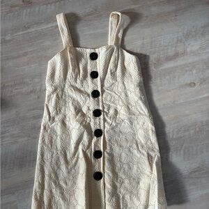 Kenzie Cream Textured Mini Dress